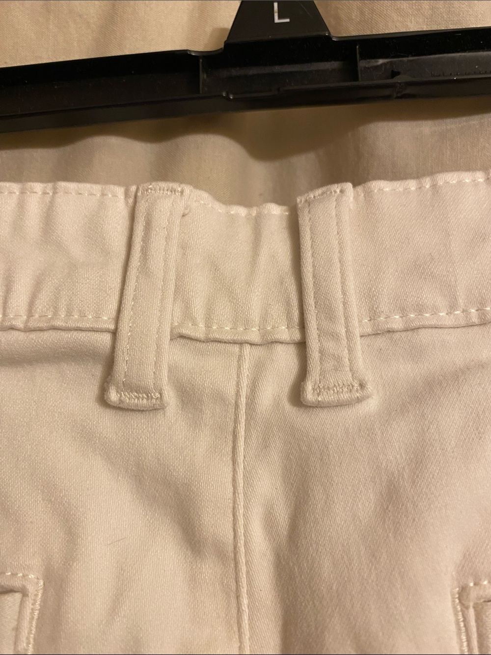 Banana Republic White Cotton Bermuda Shorts - Picture 6 of 8